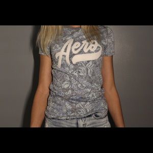 Aeropostale logo tee